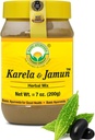 BASIC AYURVEDA Karela & Jamun Mélange à base de plantes Poudre de gourde traditionnelle et mélange de berry noir indien. Supplément à base de plantes naturelles pour le soutien quotidien de routine et de style de vie.