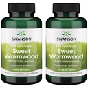 Swanson Sweet Wormwood - Peut promouvoir GI Gut Health, Microbial Balance & Digestive Health Support - Supplément à base de plantes avec l'artémisinine - (90 capsules, 425mg chacune) 2 Pack