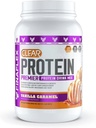 FINAFLEX Protéines claires, caramel de vanille - 2 lb - Promotion de la performance musculaire et de la croissance - goût comme le lait - faible teneur en glucides, faible teneur en gras et sans gluten - 27 portions
