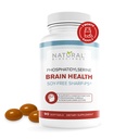 Sans soja Phosphatidylsérine 100mg - Supplément Phosphatidylsérine de la lécithine de tournesol, breveté Sharp PS100, Santé du cerveau, Aide à la mémoire, Contrôle du cortisol, Sharpness mentale, Non OGM, 90 Softgels