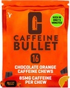 Caffeine Bullet Energy Chews - Chocolat Orange. 16 * 85mg - Plus rapide Kick Than Pills, Gels & Gum. Sport Science pour la course, le cyclisme, le jeu. Un boost d'endurance préentraînement.