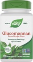 Nature's Way Glucomannan à base de plantes de Konjac Root Capsules, favorise les sentiments de plénitude*, 1 995 mg par portion de 3 capsules, projet non-OGM vérifié, végétalien, 100 capsules (paquetage May Vary)