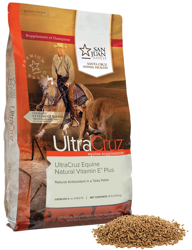 UltraCruz - sc-516275 Vitamine naturelle Equine Plus Supplément pour chevaux, 10 lb, Pellet (66 jours)