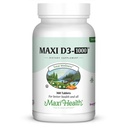 Maxi-Santé Vitamine D3 1000 UI - pour la fonction musculaire saine, la santé osseuse et le soutien immunitaire – 360 comprimés – Meilleur supplément casher pour les adultes
