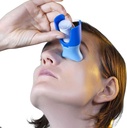 aide à la goutte d'oeil remedic avec Adaptateur Silicone – Guide de goutte d'oeil précis, à une main pour les aînés et les aidants