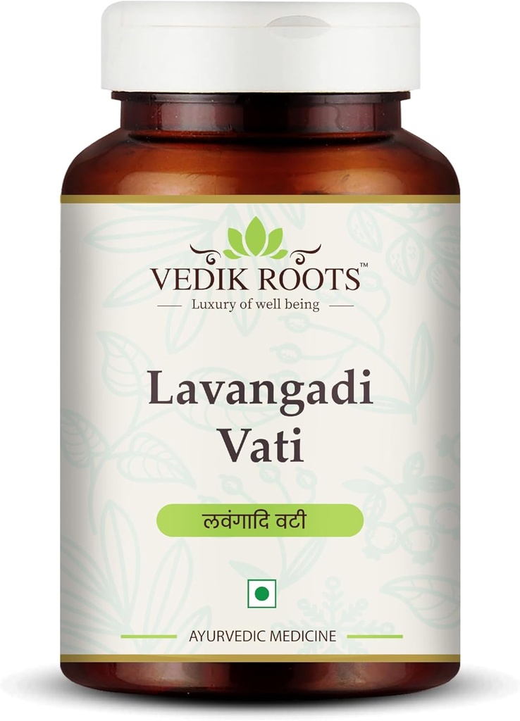 Lavangadi Vati - Soutien naturel au confort nasal, supplément respiratoire ayurvédique, aide à la santé digestive, 120 comprimés (paquet de 1)