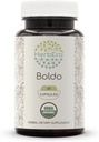 HerbEra Boldo USDA Organic 60 Capsules.com Complément naturel à base de plantes.