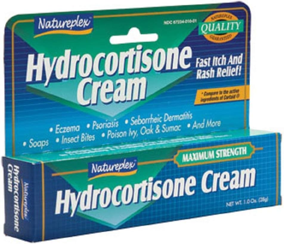 Natureplex Hydrocortisone 1% Crème, 1 oz, 6 tubes