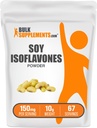 BulkSupplements.com Soy Isoflavones Powder - Soy Isoflavones 150mg, Isoflavones Supplement for Women - for Bone Support, Pure & Gluten Free - 150mg per Serving, 10g (0.35 oz)