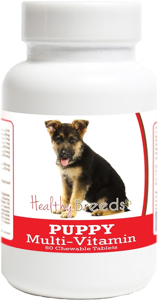 Breeds Santé Berger allemand Puppy Dog Multivitamine Comprimé 60 Compte