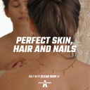 APOLLO'S HEGEMONY Peau claire - 180 Capsules Vegan - Vitamine B5 200mg (acide pantothénique) et acétyl-L-Carnitine 70mg, Anti-Acné, Santé de la peau améliorée, Supplément vitamine B5