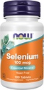 Suppléments, Sélénium (L-Sélénométhionine) 100 mcg, Minéraux essentiels*, 100 comprimés