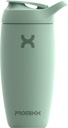 Promixx Pursuit Shaker bouteille en acier inoxydable isolé bouteille d'eau et shaker tasse, 18oz, Seagras Green
