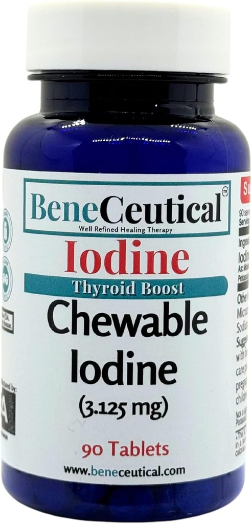 Iodine à croquer thyroid boost 3,5mg 90 Compte