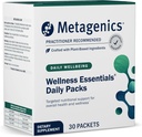 Métagène Bien-être Essentiels Packs quotidiens - Multivitamines et packs Oméga-3 avec des vitamines A, C, D, E & B - Soutient la santé cardiaque, cérébrale, immunitaire et osseuse* - Non-OGM, sans gluten - Établissement certifié BPF