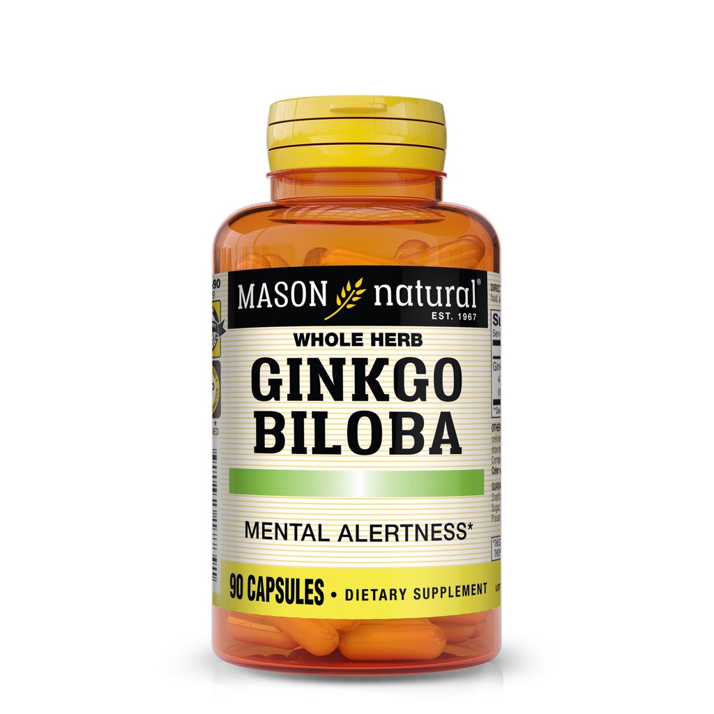 Vitamines Mason Gingko Biloba Capsules, 90 Compte