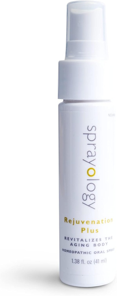 Sprayologie rajeunissement Plus de: Revitalise le corps vieillissant: Supplément d'énergie pour la fatigue et l'anti-âge: Vegan, Gluten & Lactose Free: 30 Day Supply (1.38 fl oz)