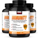 Facteur de force Immunité, Immune Support Booster avec Elderberry et 1000mg de vitamine C, plus vitamine D, zinc, probiotiques, antioxydants, et Echinacea pour la défense de la santé immunitaire, 90 comte (paquet de 3)