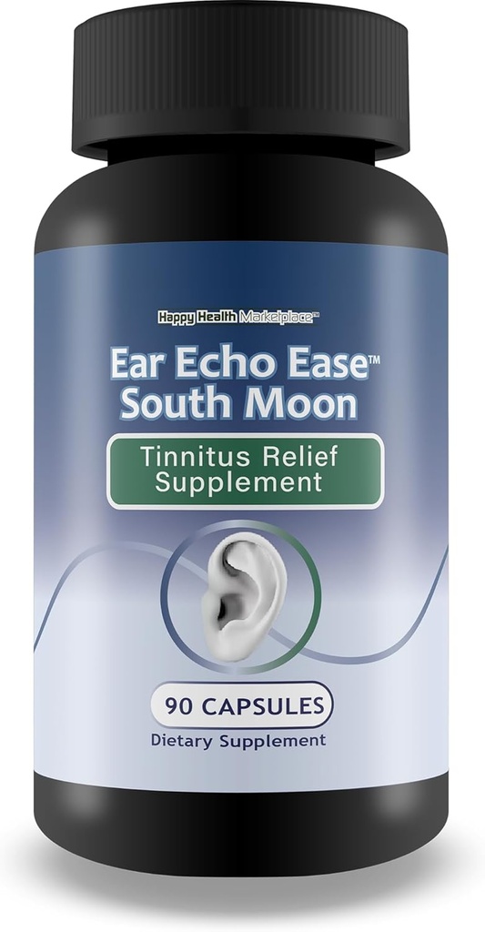Supplément de soulagement de l'acouphène Echo Ease Ear - Notre meilleur soulagement de l'acouphène pour les oreilles - Suppléments santé de l'acouphène pour les oreilles Relief & Healthy Heather Support - Stop Ringing in The Ears