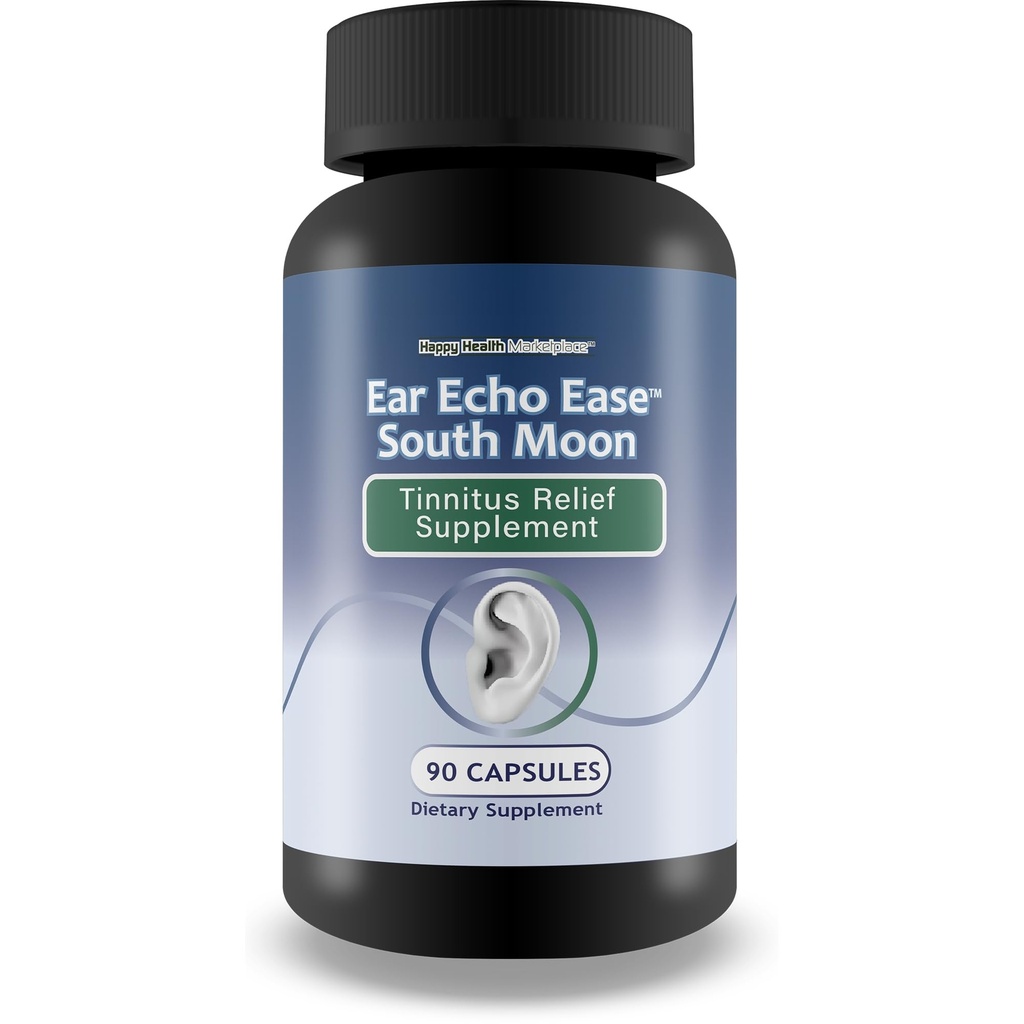 Supplément de soulagement de l'acouphène Echo Ease Ear - Notre meilleur soulagement de l'acouphène pour les oreilles - Suppléments santé de l'acouphène pour les oreilles Relief & Healthy Heather Support - Stop Ringing in The Ears