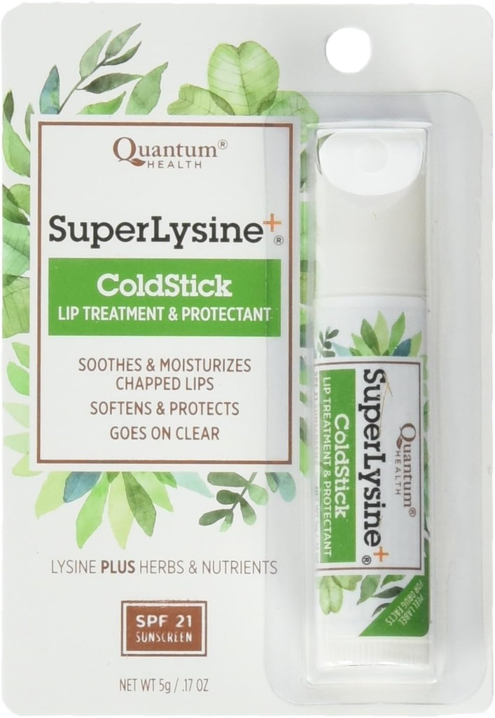 Coldstick Quantum Research, Super Lysine, 0.17 Ounce (paquet de 6)