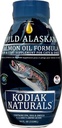 18oz Wild Alaskan Salmon Oil Formula for Dogs & Cats, un mélange équilibré d'huiles de poisson pur avec EPA et DHA de Wild-Caught Fish. Soutien de la peau et du manteau, des articulations et de la santé immunitaire.