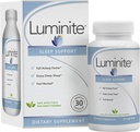 Soutien au sommeil luminite - Supplément d'aide au sommeil de nuit - L-Tryptophane, Melatonine, Chammomile - Non Habit Forming, 30 Compte