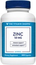 La vitamine Shoppe Zinc 50mg par portion (300 capsules)