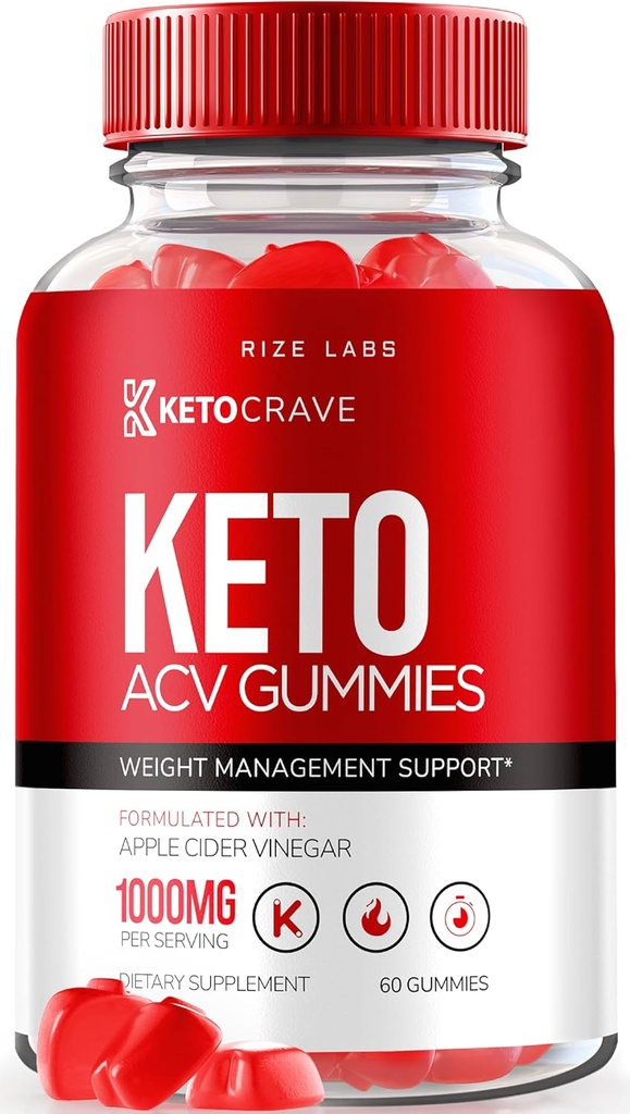 ize labs Keto Crave Keto ACV Gummies pour la perte de poids avancée, supplément de force maximale, Gomitas Reviews (60 Gummies)