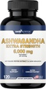 Gade Nutrition Ashwagandha Supplements - Extra Strength, ashwagandha Powder Capsules with Black Pepper, Natural Mood, Focus, and Energy Support Supplement, 120 Veggie Capsules, USA Made