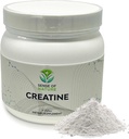 Poudre monohydratée de créatine 90 portions - 5g (5000mg) de poudre de créatine micronisée par portion, préparation de la créatine, créatine pour la construction musculaire, monohydrate de créatine 450g(1,0lbs)