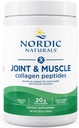 Nordic Naturals Joint & Muscle Collagen Peptides, Non aromatisé - 10.6 Ounces - Supplément de collagène pour la santé de la peau et la mobilité articulaire - 15 portions