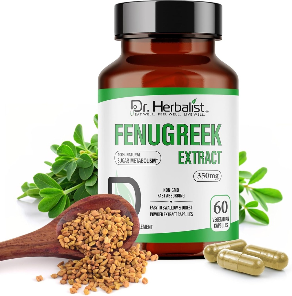Dr Herbalist Fenugreek Extract 350mg - 60 Capsules