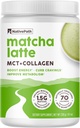 NativePath Collagen Peptides - Collagène hydrolysé de type 1 et 3. Poudre de protéines pour cheveux, peau, ongles, os, articulations, digestion et plus - Pas de gluten ou de lait (Matcha Latte, 230g)
