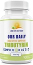 Notre quotidien Vites Tributyrine Digestive Heath Probiotics.com Supplément de Butyrate Complète.com 550 Mg Softgels Release Retarded-Release Support immunitaire.com 90 portions Formule végétalienne
