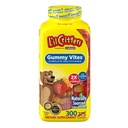 Supplément diététique multivitamine de l'ours gommy à croquer pour les enfants, 300 comtes