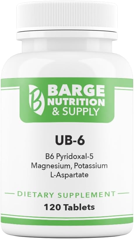 Barge Nutrition & Supply UB-6 for Neuropathy, Stress Response, and Energy Production (120 Tablets)