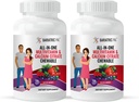BariatricPal Multivitamine à croquer tout-en-un avec citrate de calcium et fer - Berry mixte (approvisionnement de 60 jours)