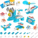 WhalesBot A1 Coding Toy pour les enfants, Block Robot, Fun STEM Jouet avec contrôleur magnétique et blocs de capteurs, codage sans écran avec 3 guides pour enfants 3-6