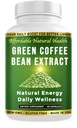 Heaven's Gate Green Coffee Bean Extract, 100% Pure Green Coffee Bean Capsules, 50% d'acide chlorogène, 10 000 mg, 60 Capsules, 2 mois d'approvisionnement, sans OGM et sans gluten, supplément à base de plantes traditionnelles