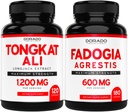 DORADO NUTRITION Tongkat Ali Extract (Longjack) Eurycoma Longifolia et Fadogia Agrestis 600mg Extrait