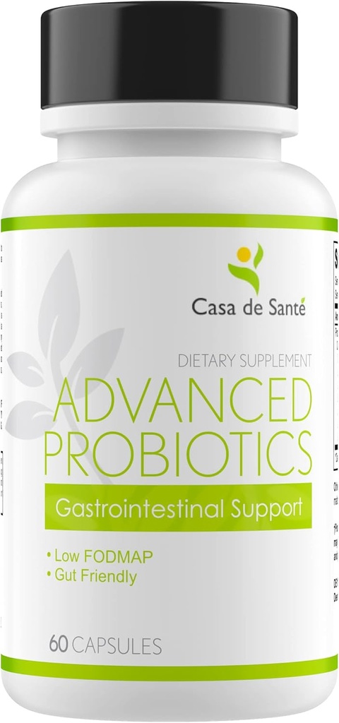 Casa de Sante Supplément probiotique avancé pour les femmes ménopause et périménopause- soutient l'équilibre hormonal, les éclairs chauds, les sueurs nocturnes, la santé de Gut, l'éblouissement, le sommeil