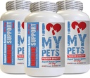Antioxydants pour chiens - Soutien immunitaire pour chiens - Booster - PET santé - Supplément - Santé immunitaire pour chiens - 180 gâteries (3 bouteilles)