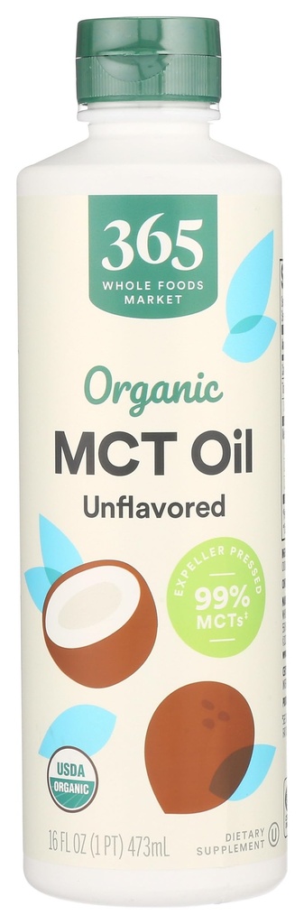 365 par marché des aliments entiers, huile MCT, non aromatisée, 16 Fl Oz