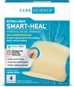 Care Science Smart Heal Hydrocolloïd, Large, 2.3 in x 3 in, 4CT Exclusivité 100% Etanche Seal favorise la guérison, réduit les cicatrices