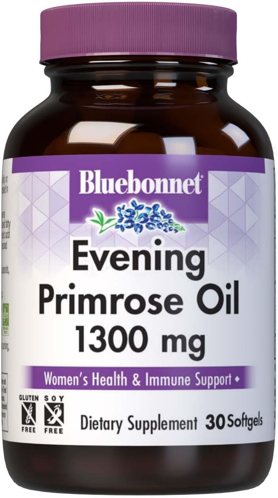Oil Primrose Oil Softgels, 1300 mg, 30 Nombre