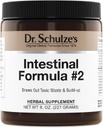 Formule intestinale no 2 du Dr Schulze - Supplément nettoyant pour le soutien à la santé des colonies - Soutien à l'élimination quotidienne - Supplément à base de plantes - Sans gluten et végétalien - 8 oz