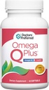Le supplément Omega Q Plus – Omega-3 et CoQ10 de DOCTORS offre un soutien de santé cardiaque quotidien avec 50 mg de CoQ10 et fournit une puissance antioxydante (60 softgels)