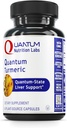 Quantum Nutrition Labs Turmeric - Turmeric Capsules, Turmeric Curcumin Supplement, Liver Support, 500 mg of Curcuma Per Capsule - 60 Vegetarian Capsules