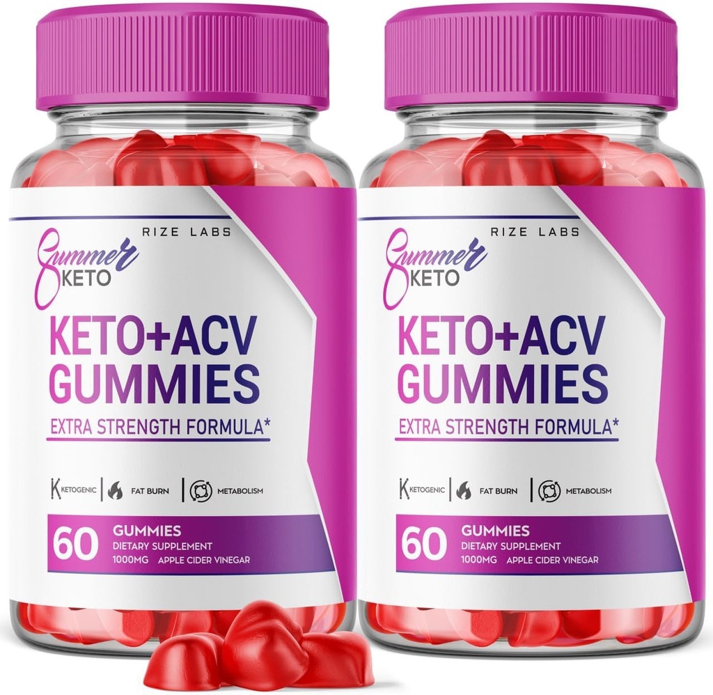 laboratoire de taille - Été Keto+ACV Gummies - Été de perte de poids Gummies - Belly Fat Diet, Vegan Advanced Formula (120 Gummies)